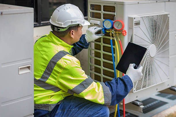 Professional Hvac Maintenance technician working in Hunter, OH